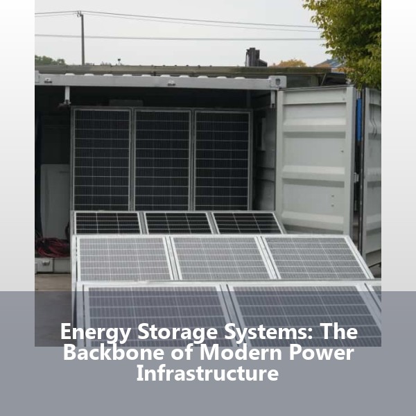 Energy Storage Systems: The Backbone of Modern Power Infrastructure
